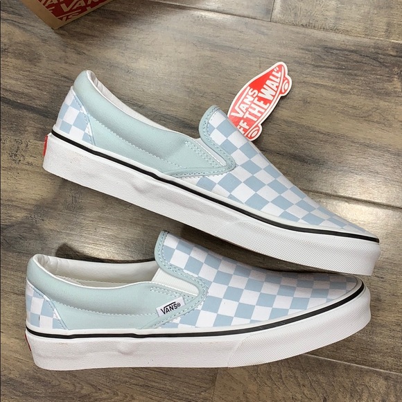 VANS CLASSIC SLIP-ON Checkerboard Baby Blue wmns - Picture 3 of 16